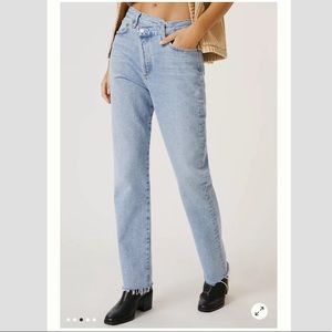 AGOLDE - criss-cross straight jeans - dimension - size 29 - NWT